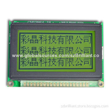 128x64 Graphics LCD Module with White Led Back Light, COB Style, Pins Connection